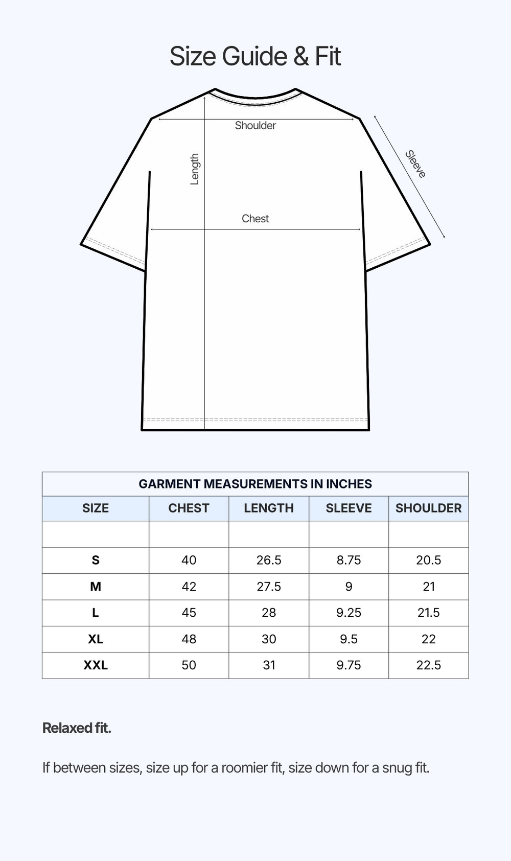 Size Guide