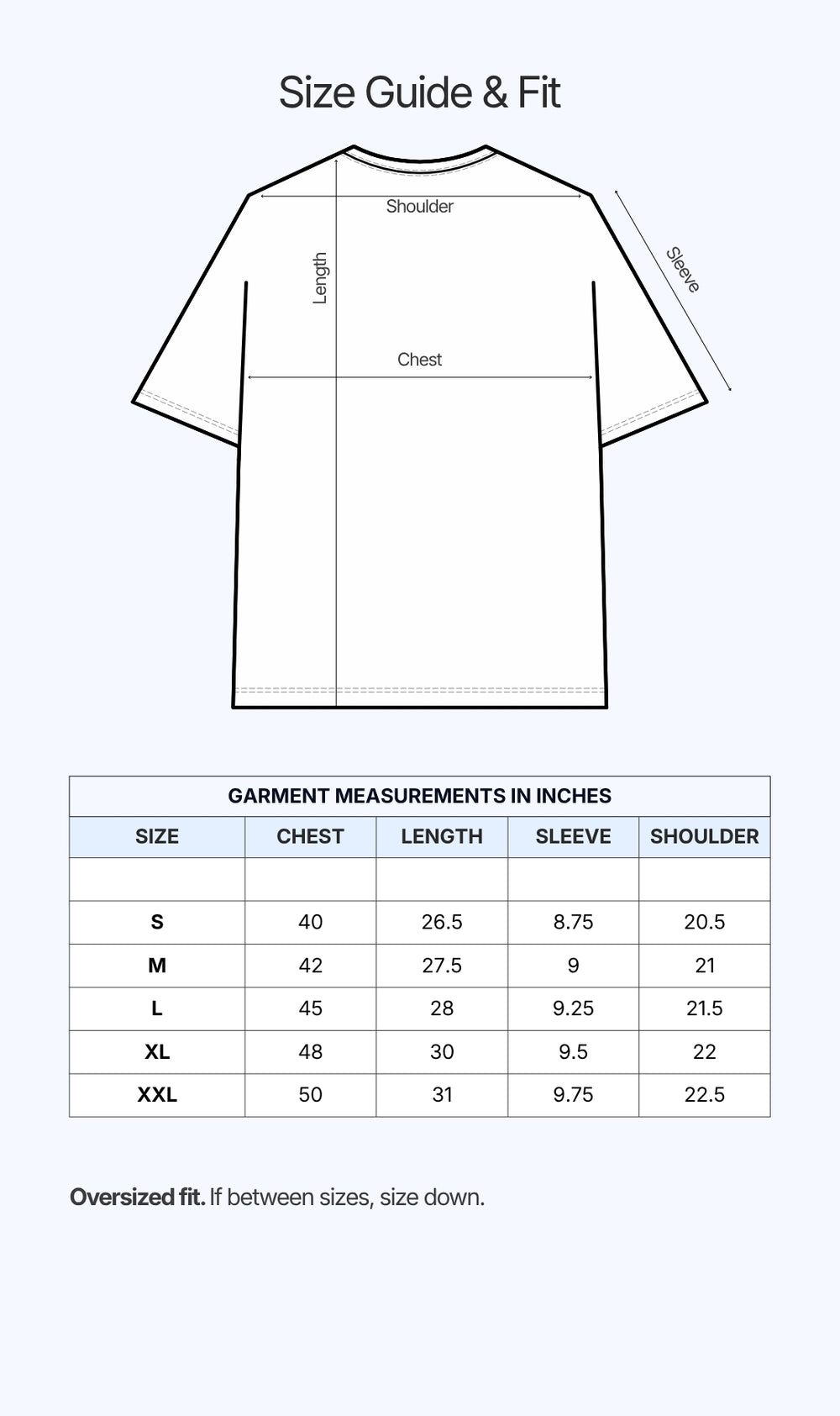 Size Guide