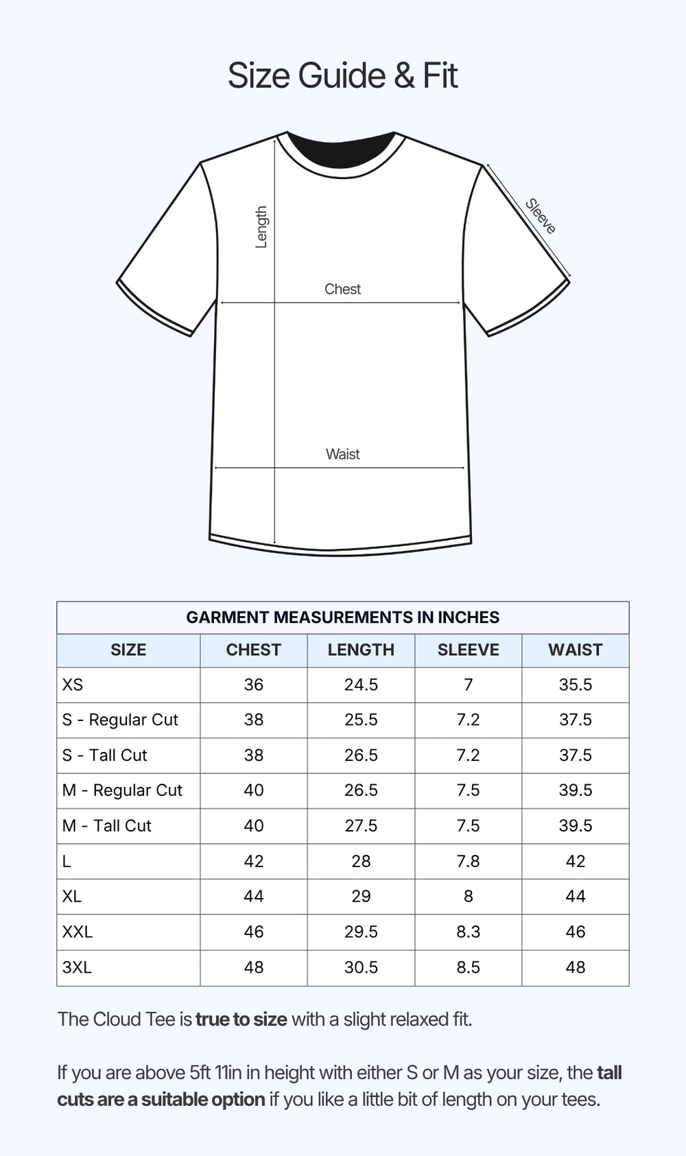 Size Guide